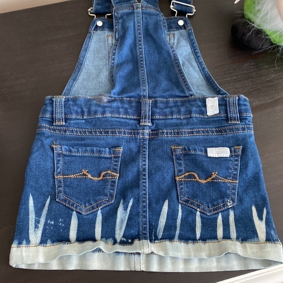 7 for all mankind jean overall dress - Picture 3 of 3